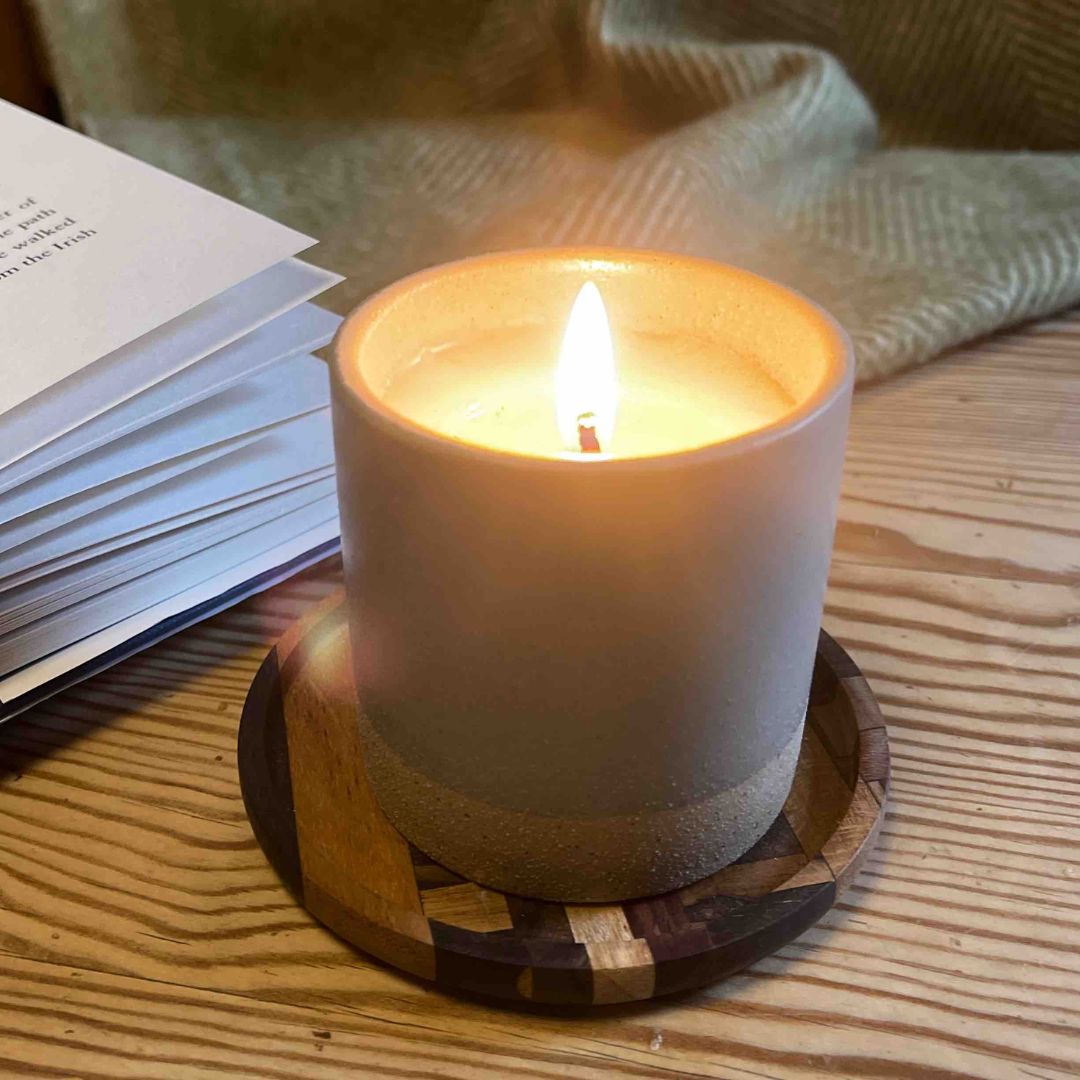 Untersetzer aus upgecyceltem Hartholz – Set aus 2