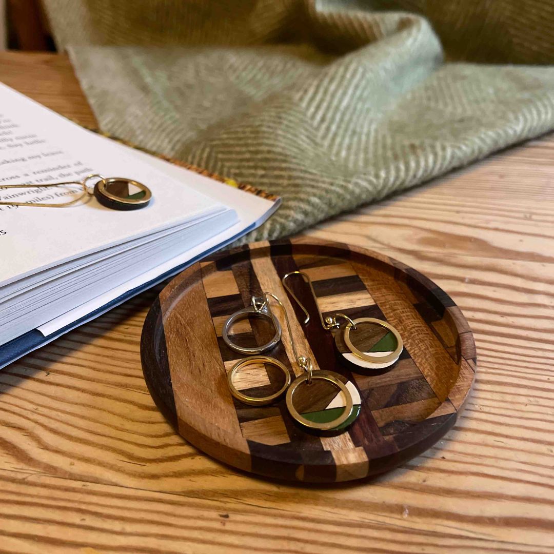 End Grain Upcycled Wooden Coasters – Set of 2