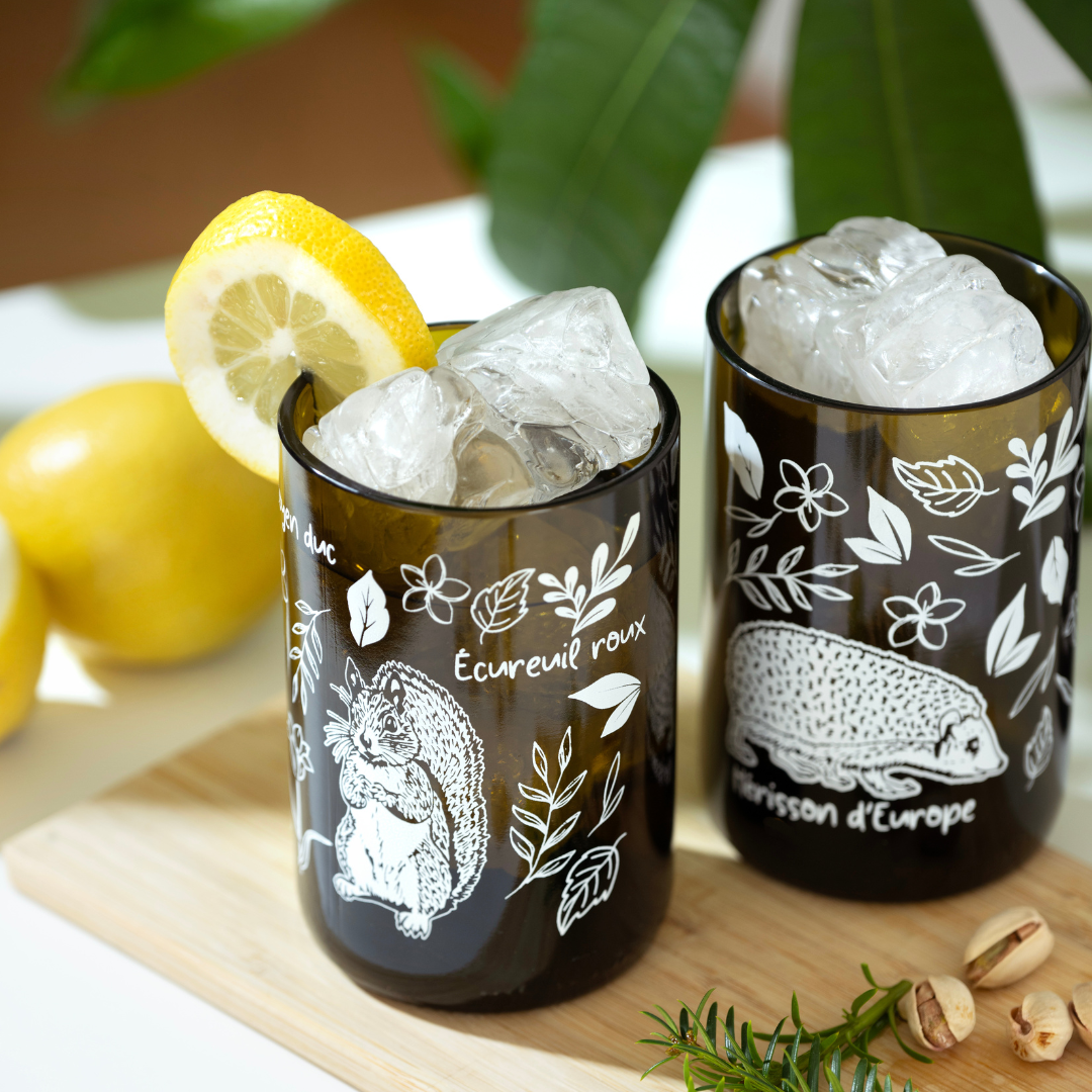 Faune Sauvage - Set de 4 verres