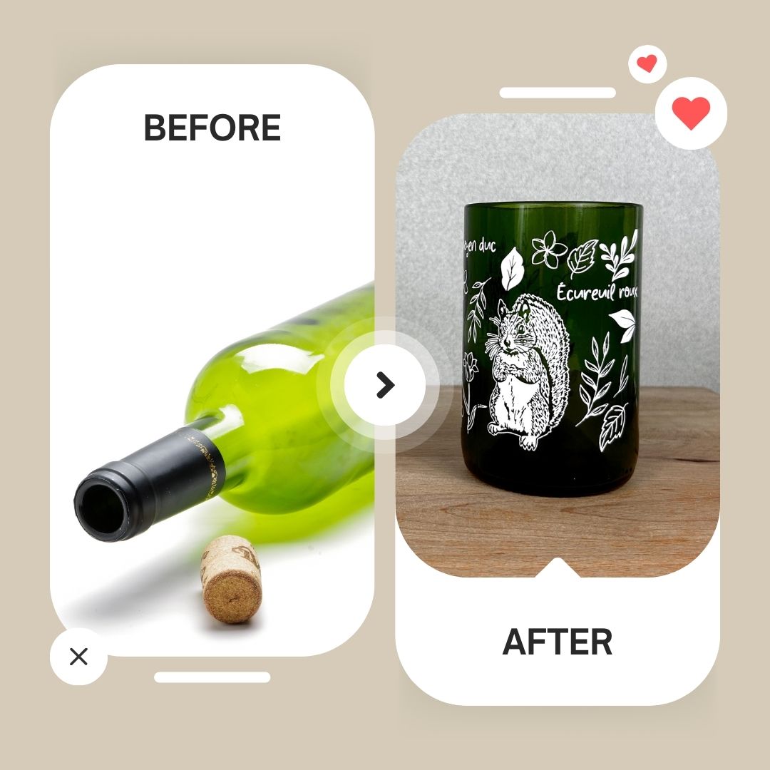 Faune Sauvage - Set de 4 verres