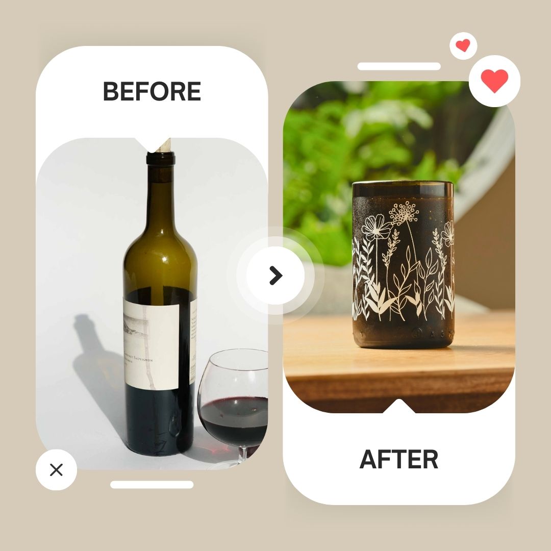 Frühling - Set mit 4 Gläsern