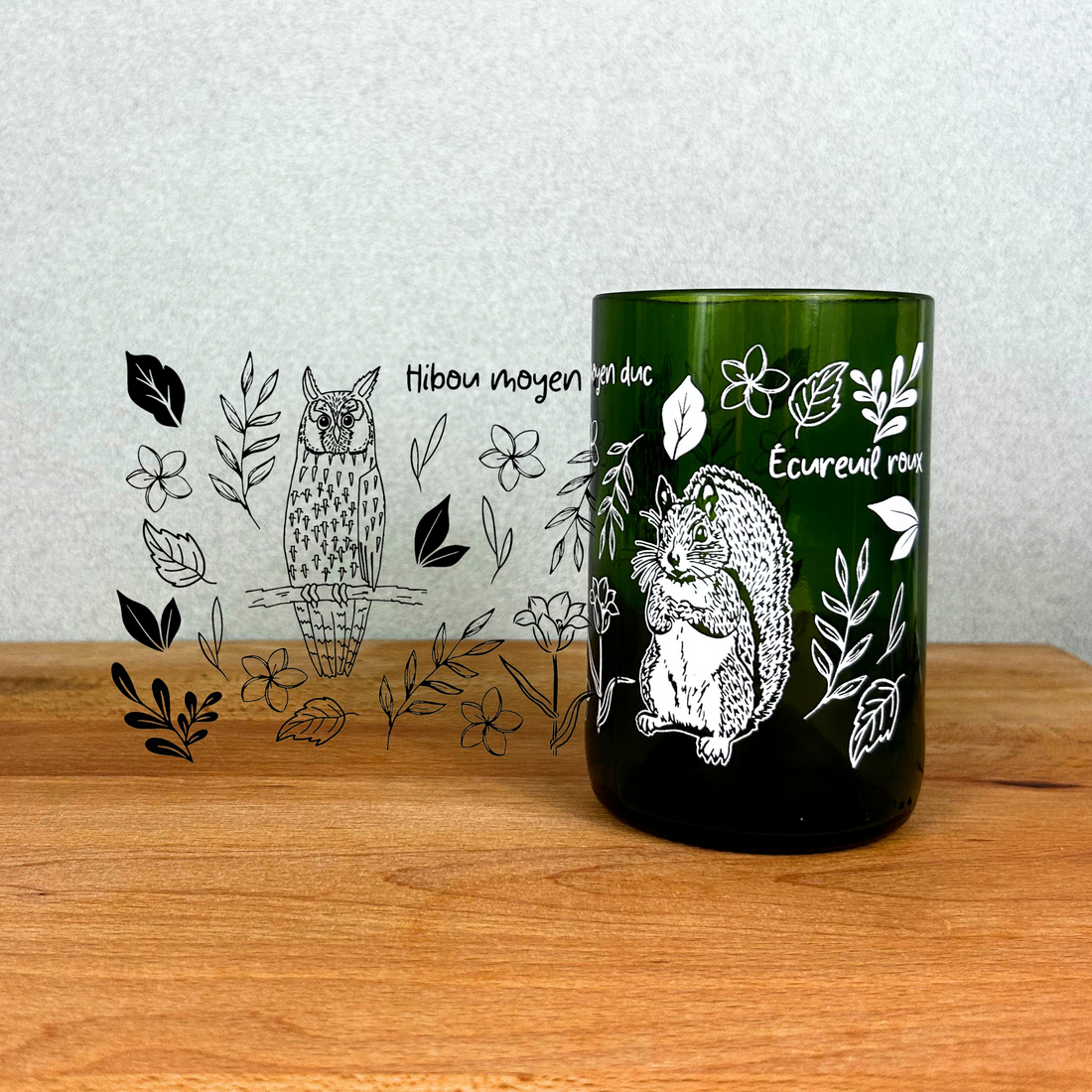 Faune Sauvage - Set de 4 verres
