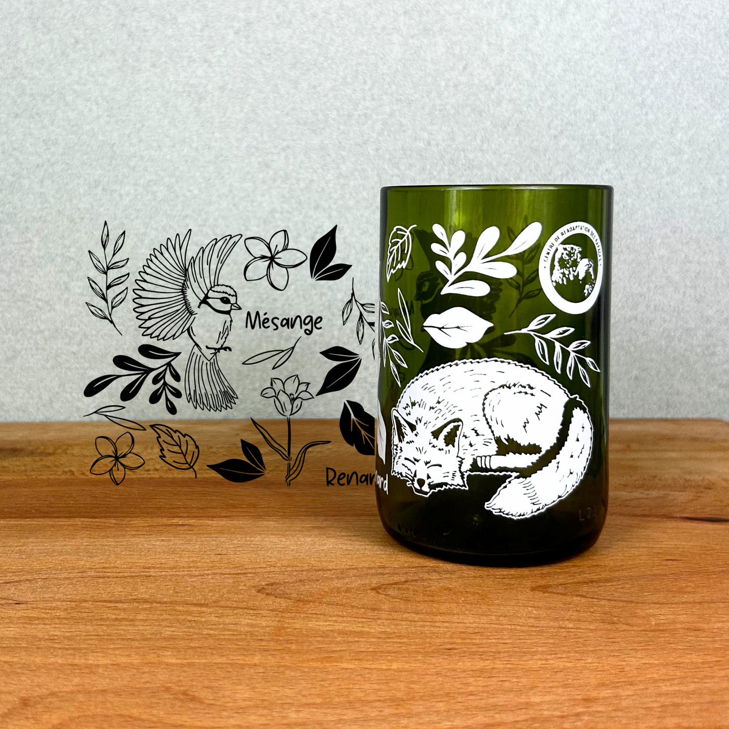 Faune Sauvage - Set de 2 verres