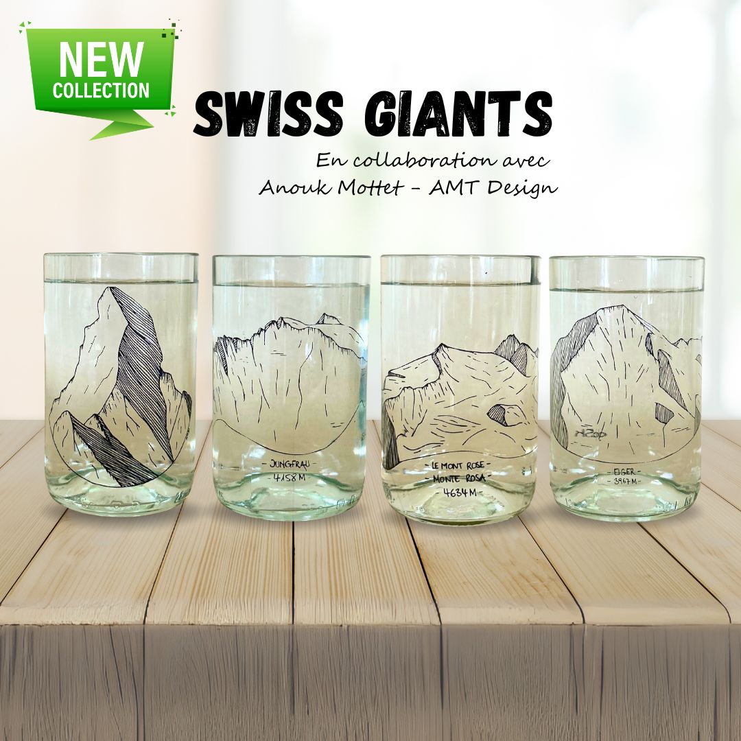 Swiss Giants - Set de 4 verres