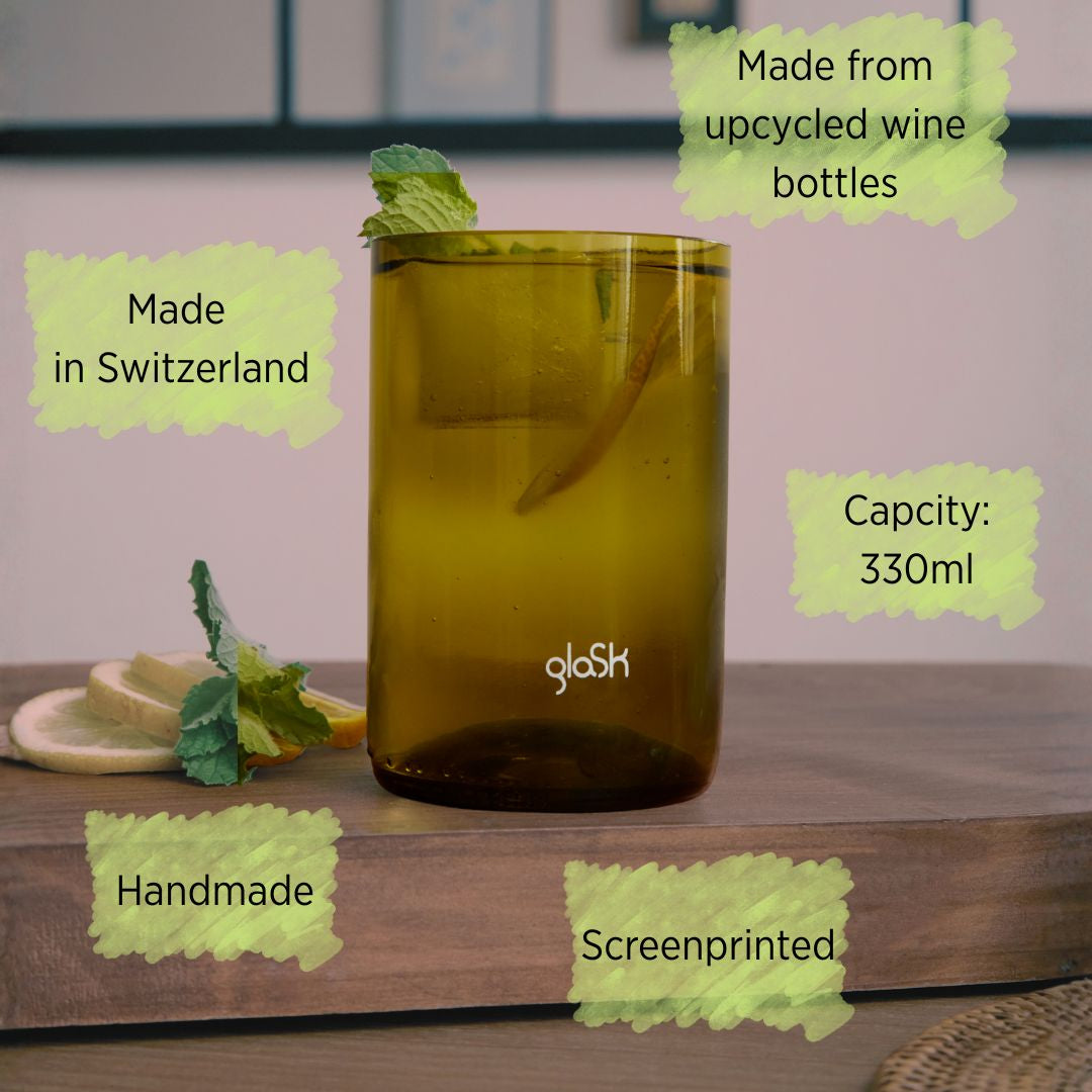 Nu - Set mit 4 recycelten Gläsern