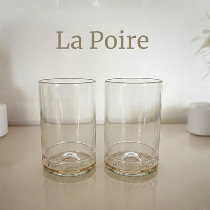 La Poire - Set de 2 verres recyclés