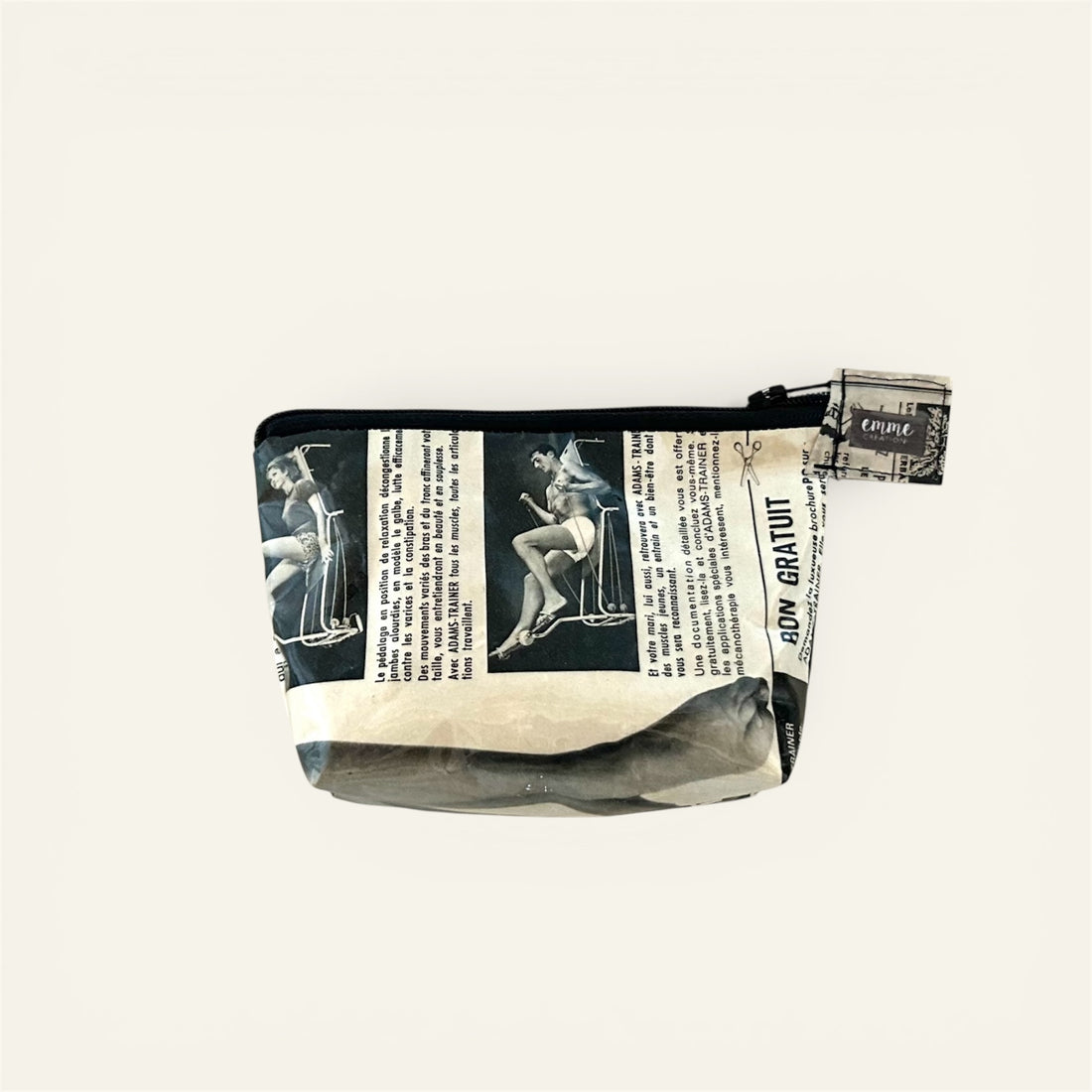 Trousse en page de magazine vintage Petit Femme