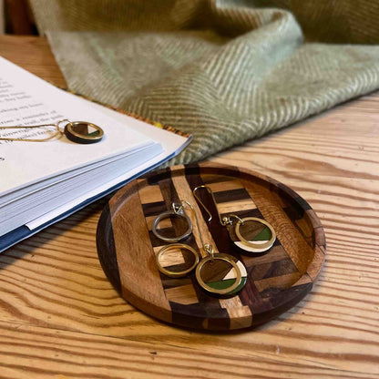 End Grain Upcycled Wooden Coasters – Set of 2 