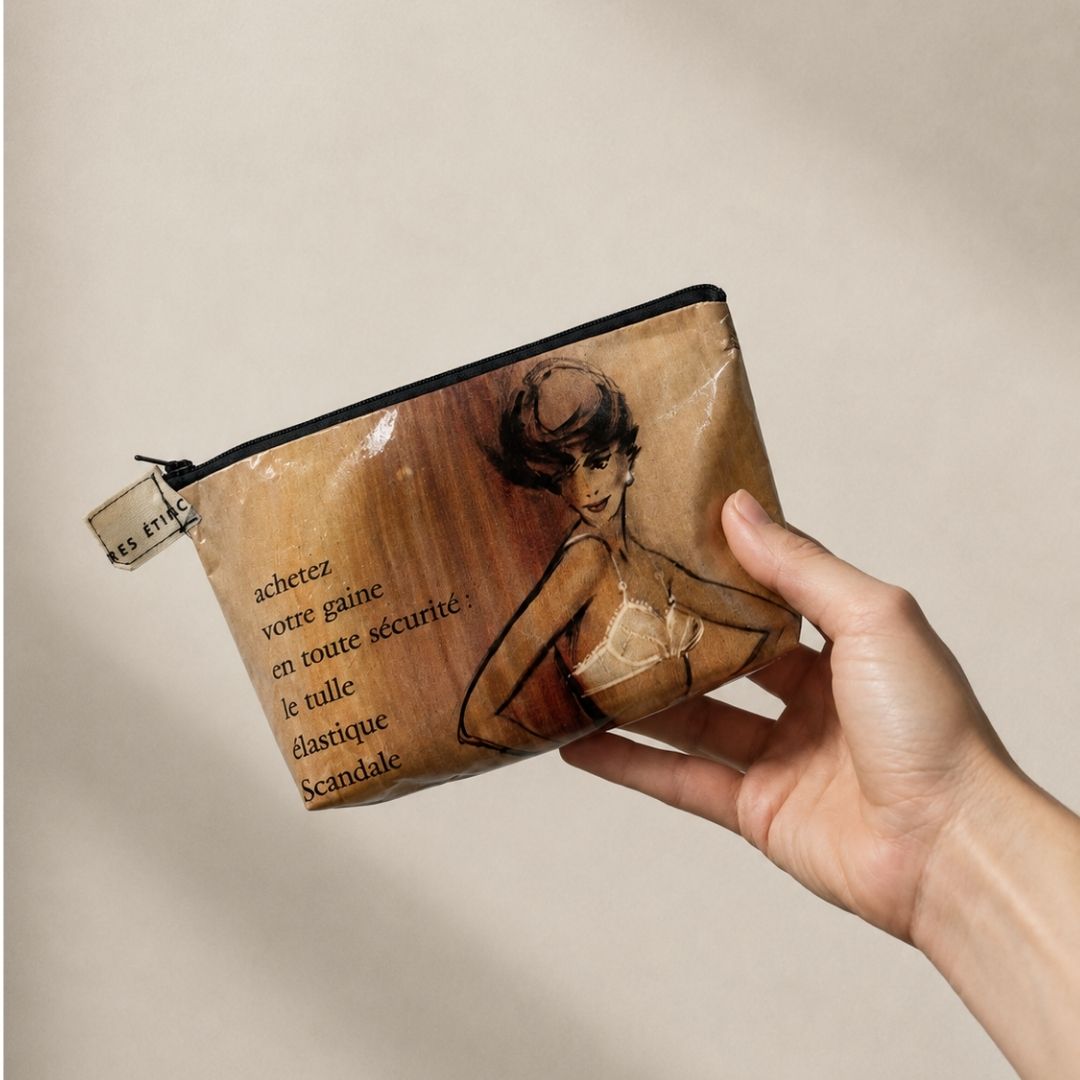 Kulturtasche aus Vintage-Magazinseite Scandale