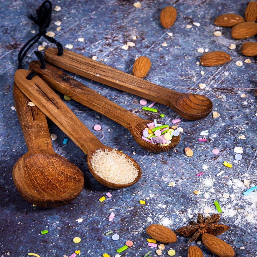 Upcycled Wooden Measuring Spoons 