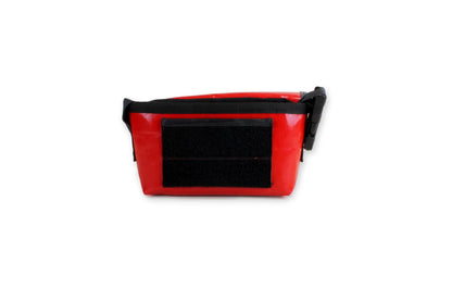 Rote Tasche aus recycelter LKW-Plane – 3-in-1 Tasche
