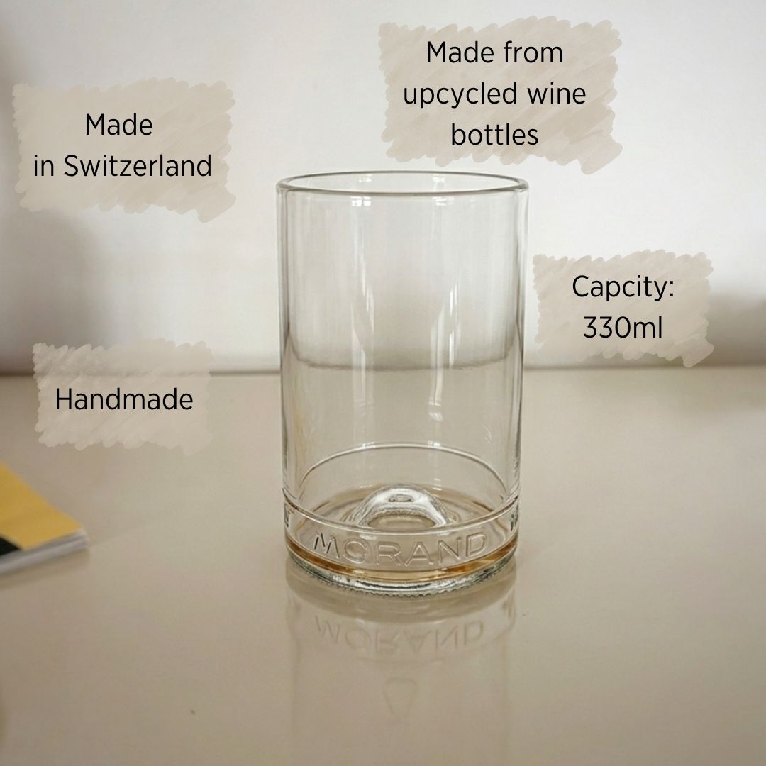 La Poire - Set de 2 verres recyclés