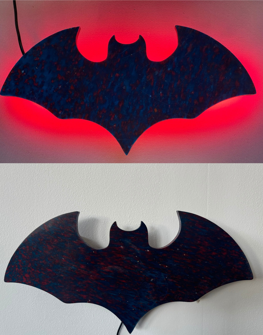 Recycled Plastic Lips Wall Lamp