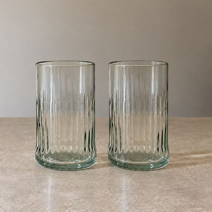 Rosso - Set de 2 verres recyclés