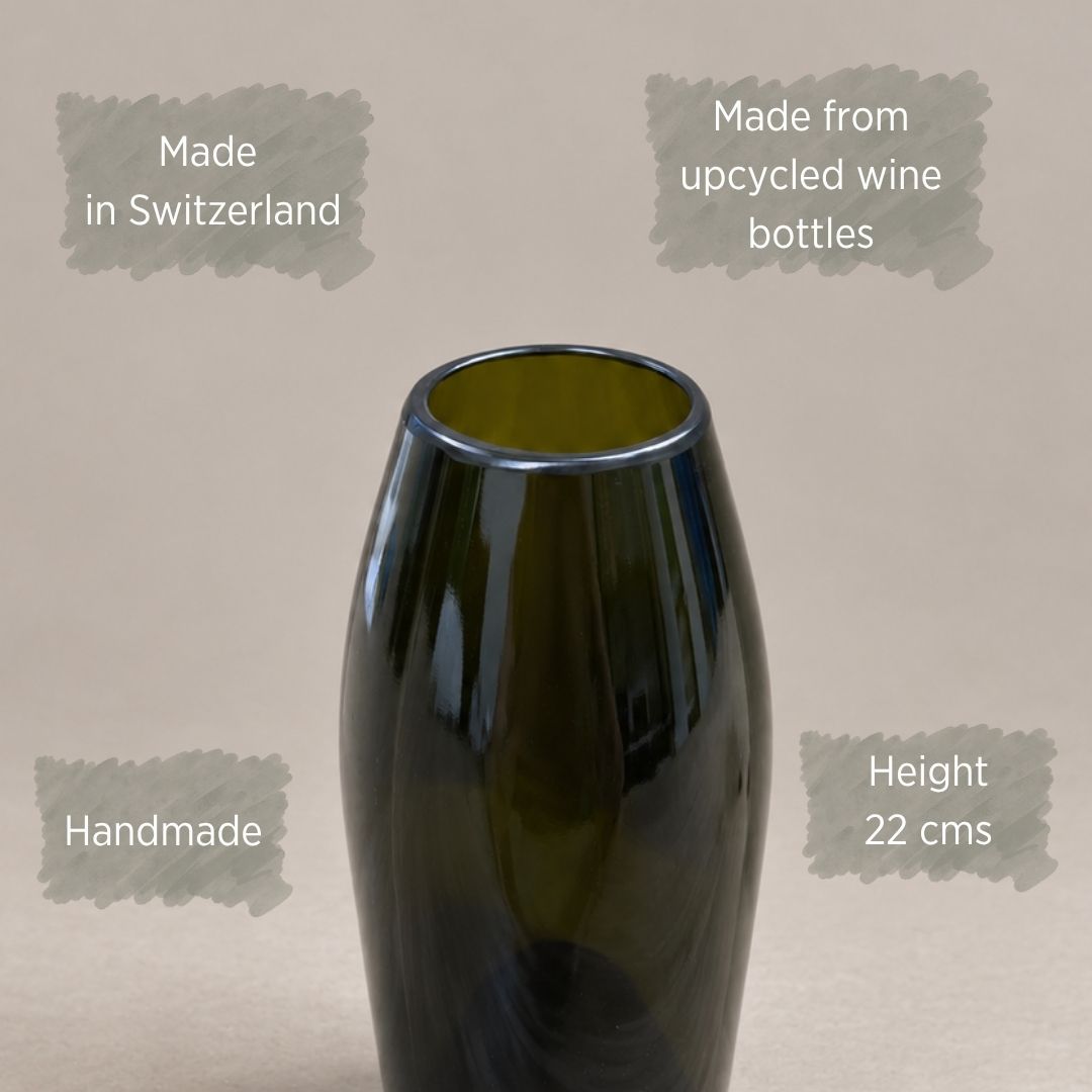 Champagner – Upcycling-Vase