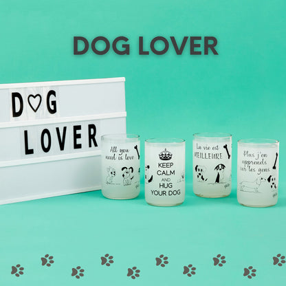 Dog Lover - Set de 4 verres