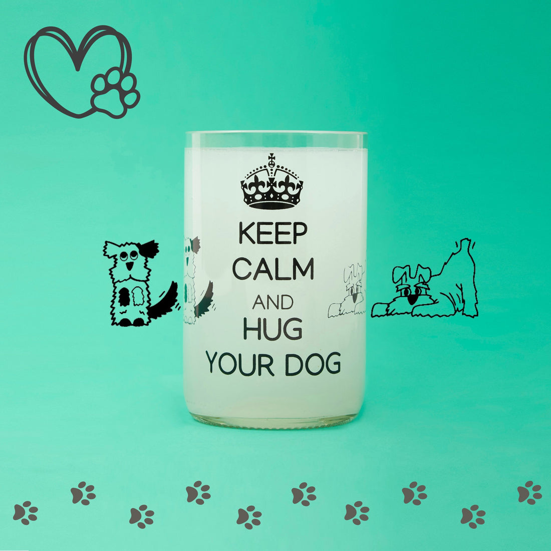Dog Lover English - Set de 2 verres