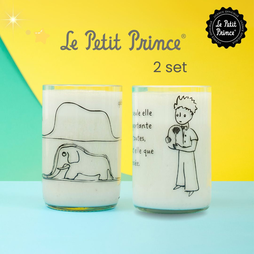 Le Petit Prince transparent - Set de 2 verres