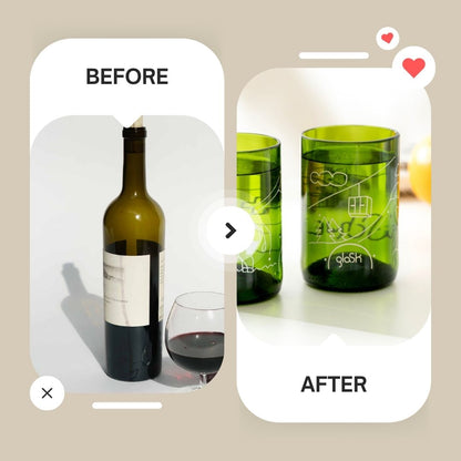 La Suisse - Set de 4 verres verts