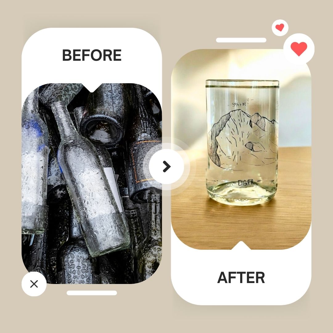  Swiss Giants - Set of 4 glasses