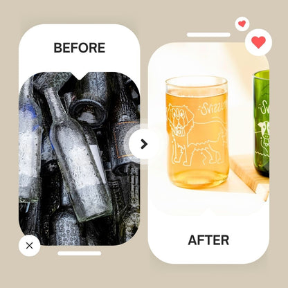 La Suisse - Set de 4 verres transparents