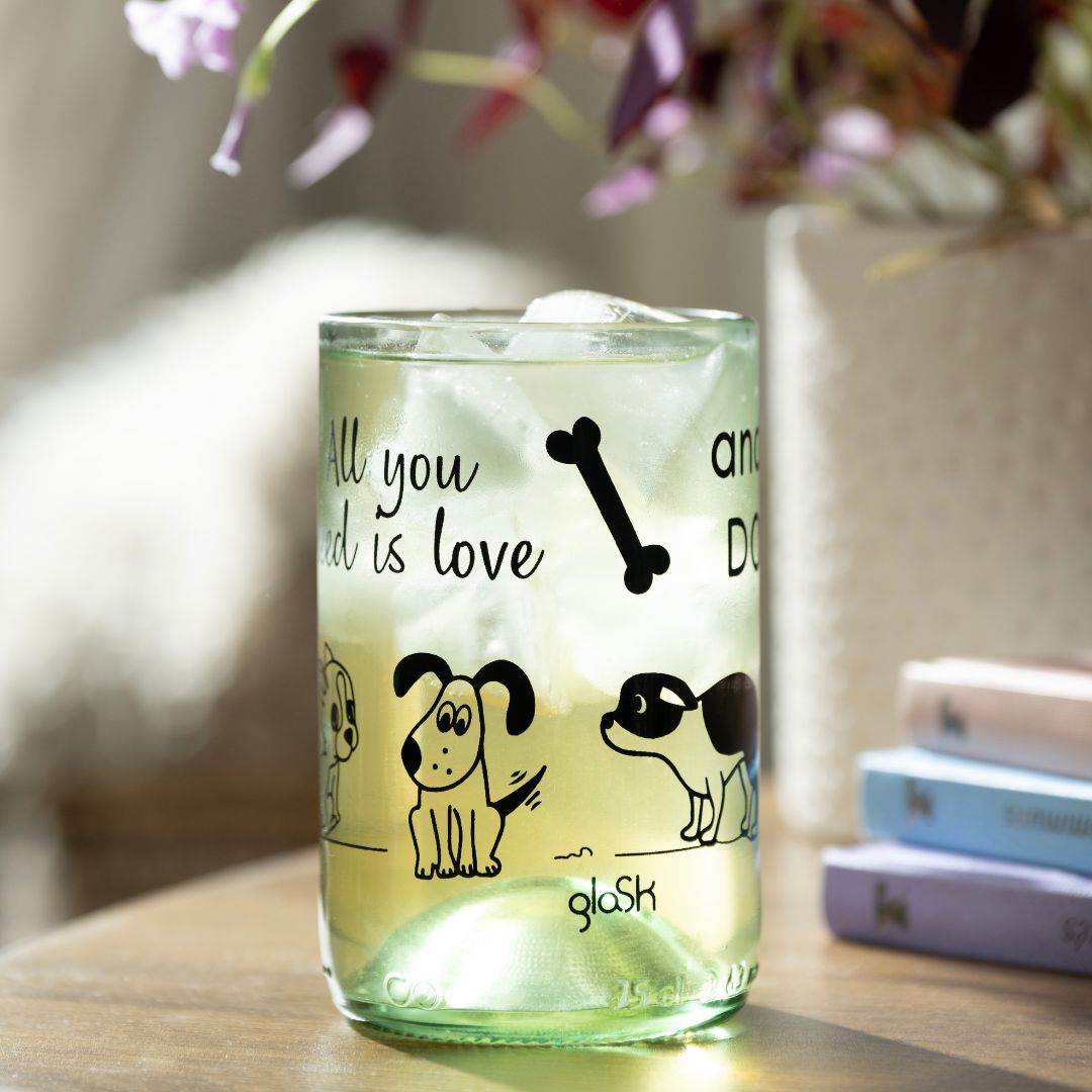Dog Lover English - Set de 2 verres