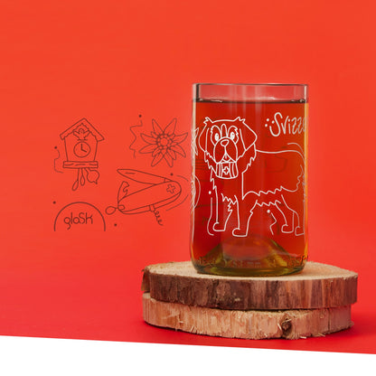 La Suisse transparent - Set de 4 verres