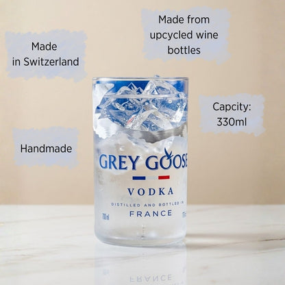 Goose – 2er Set recycelten Gläsern