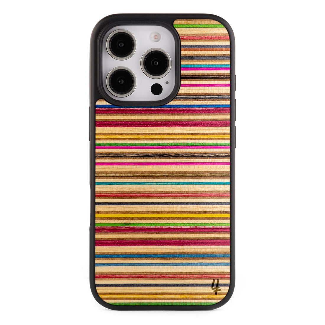 Coque rose en skateboard recyclé – iPhone 17 Pro