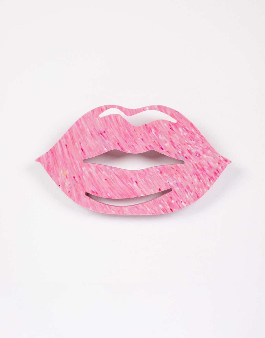 Recycled Plastic Lips Wall Lamp