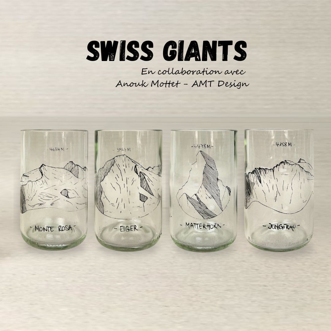 Swiss Giants - Set of 4 glasses