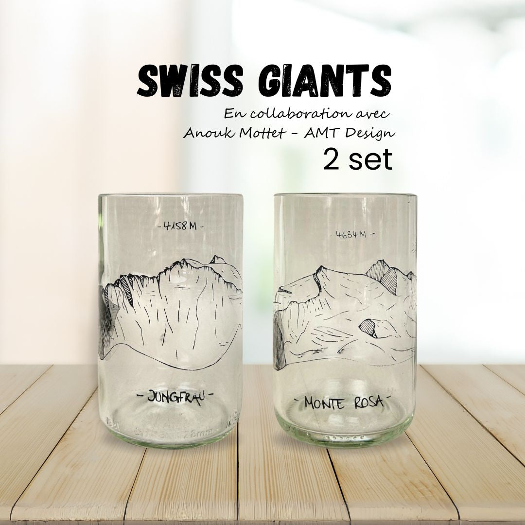 Swiss Giants - Set de 2 verres
