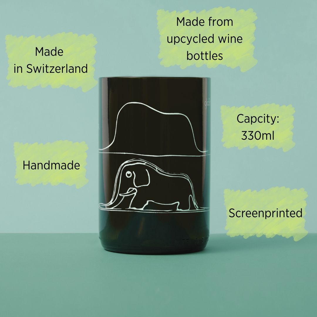 The Little Prince - Set of 4 green glasses