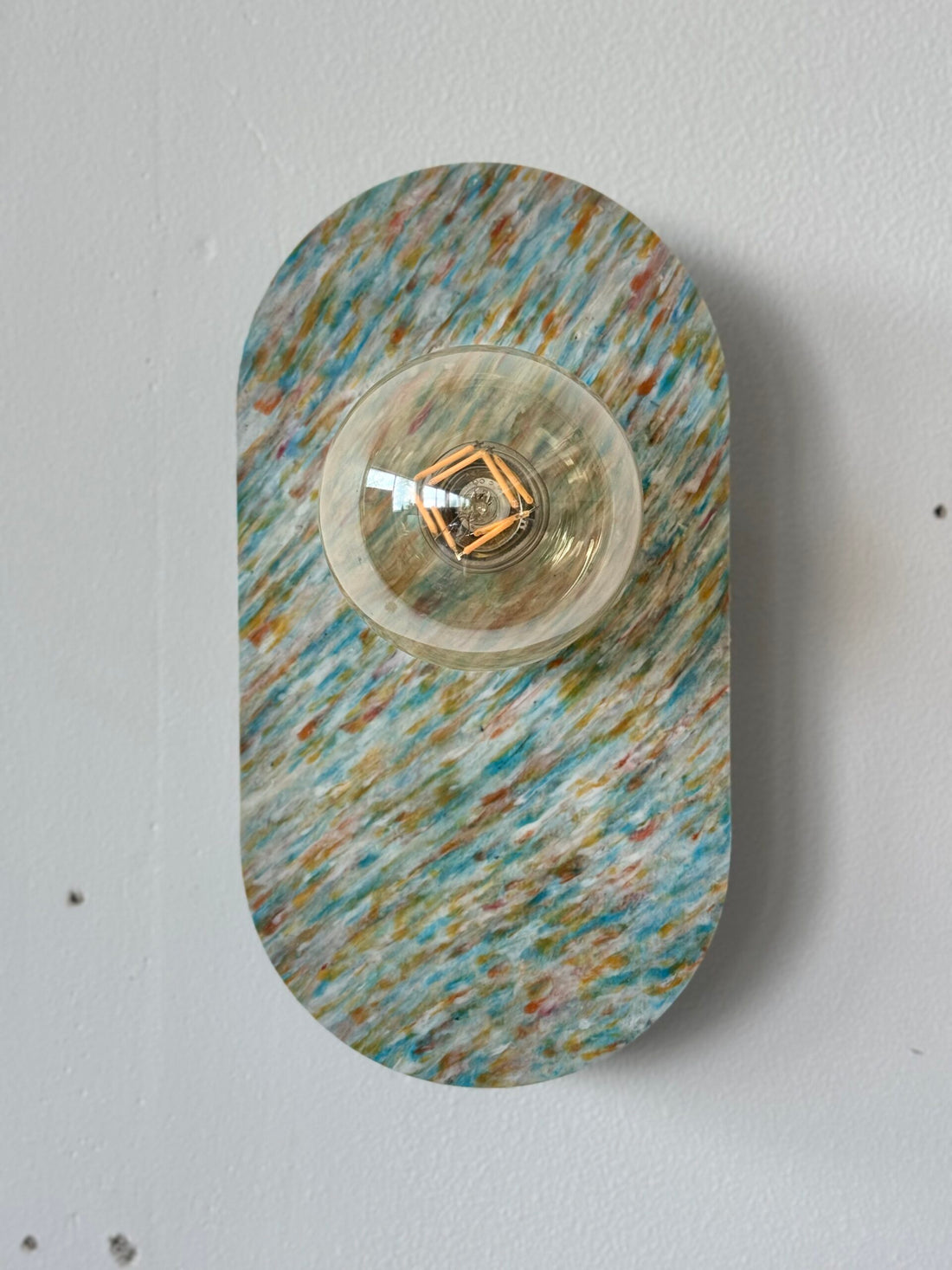 Recycled Plastic Lips Wall Lamp