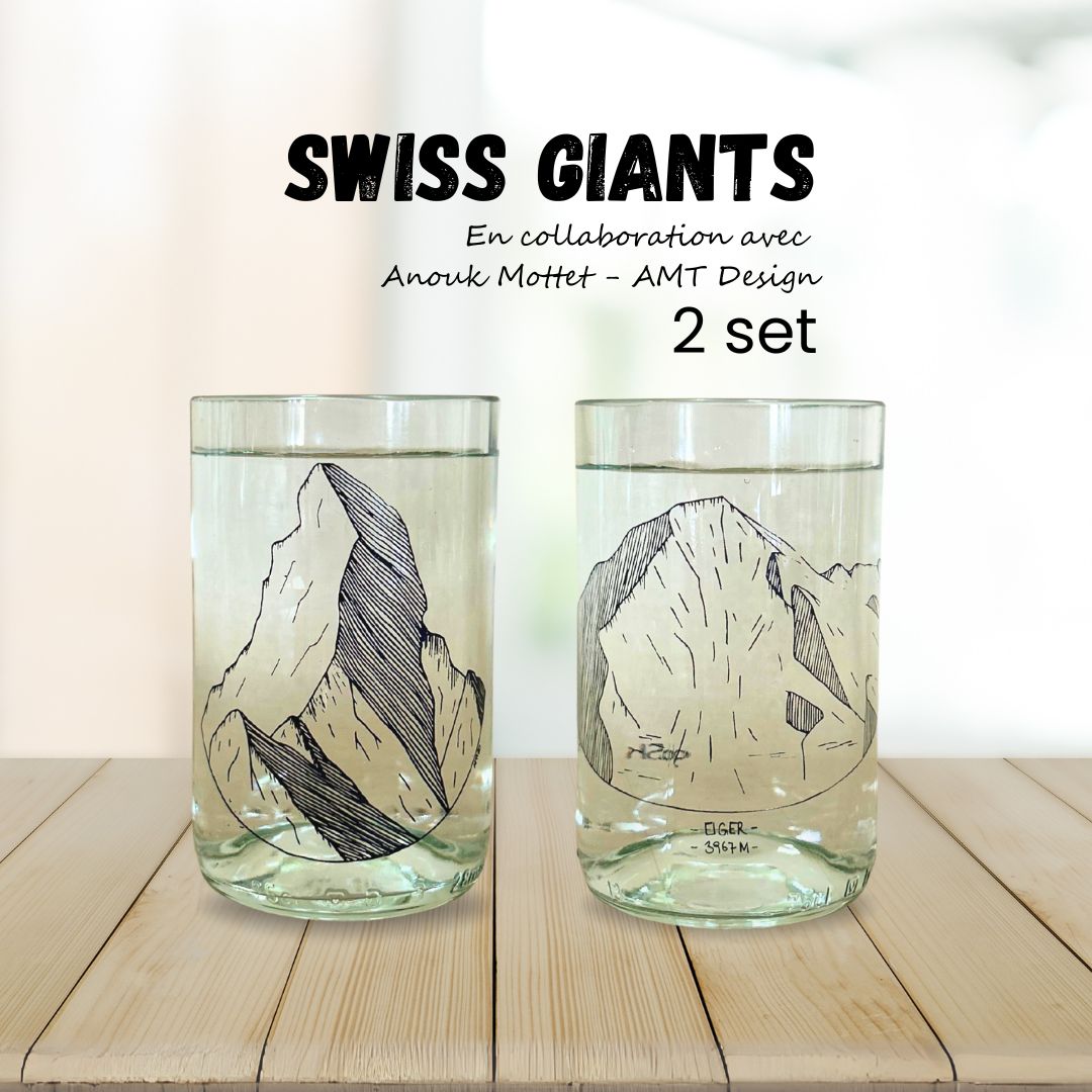 Swiss Giants - Set de 2 verres