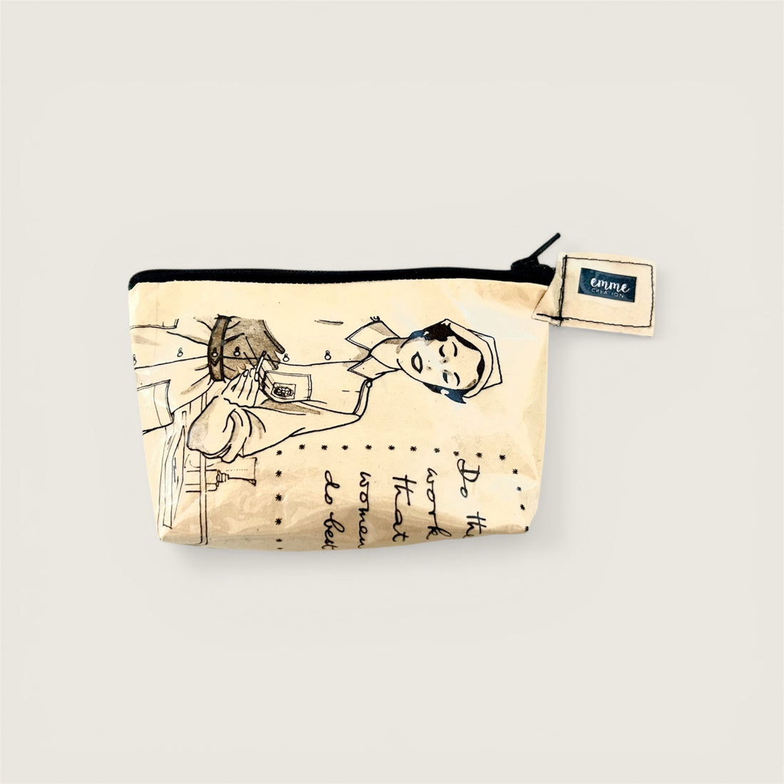 Trousse en page de magazine vintage Petit Femme