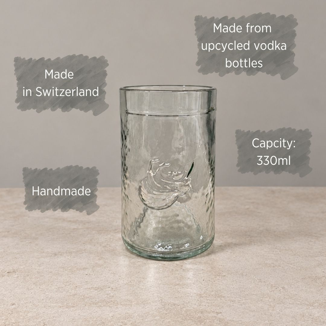 Kiwi - Set de 2 verres recyclés