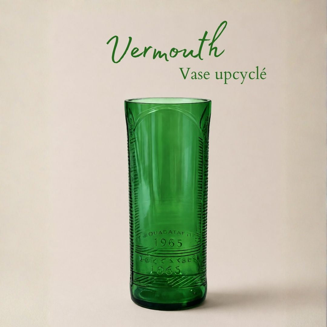 Vase en bouteille recyclée Vermouth