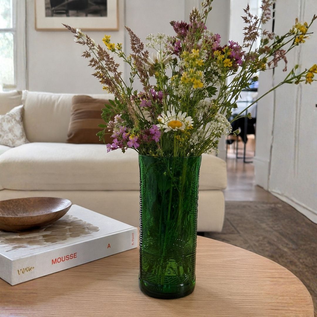 Vase en bouteille recyclée Vermouth