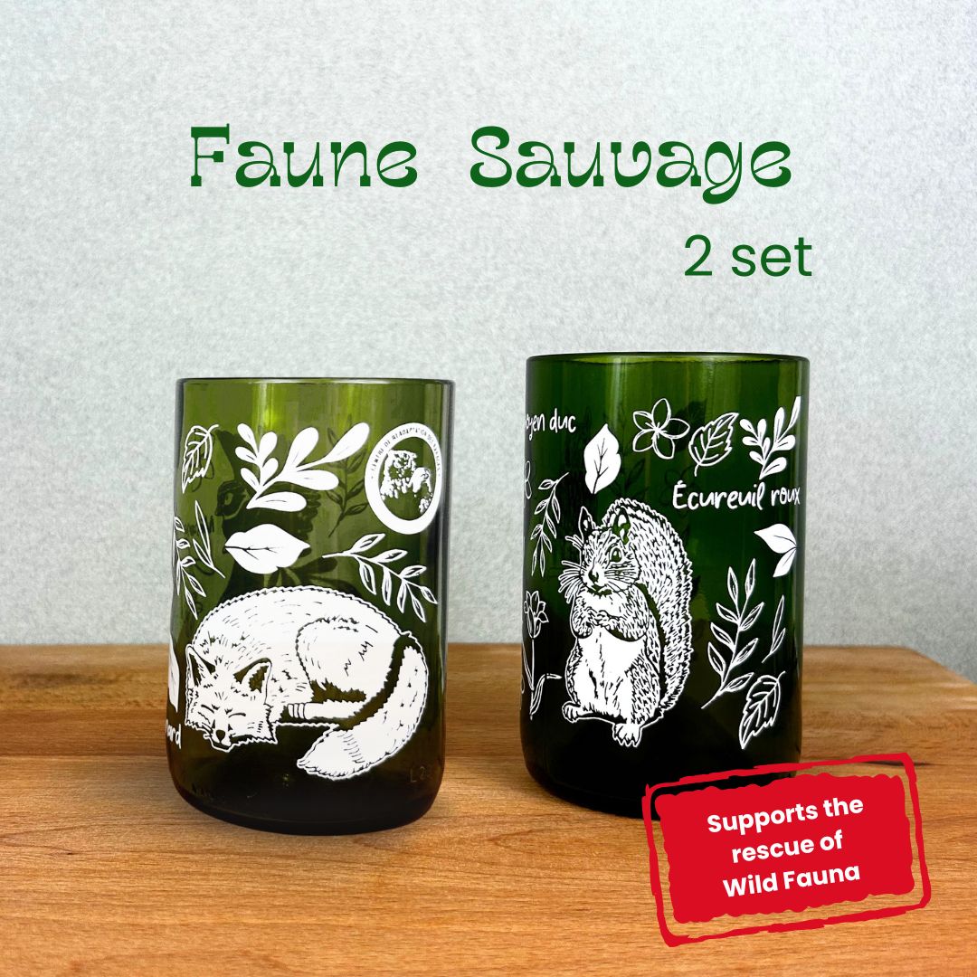 Faune Sauvage - Set de 2 verres