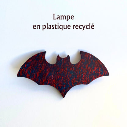 Lampe murale en plastique recyclé Bat