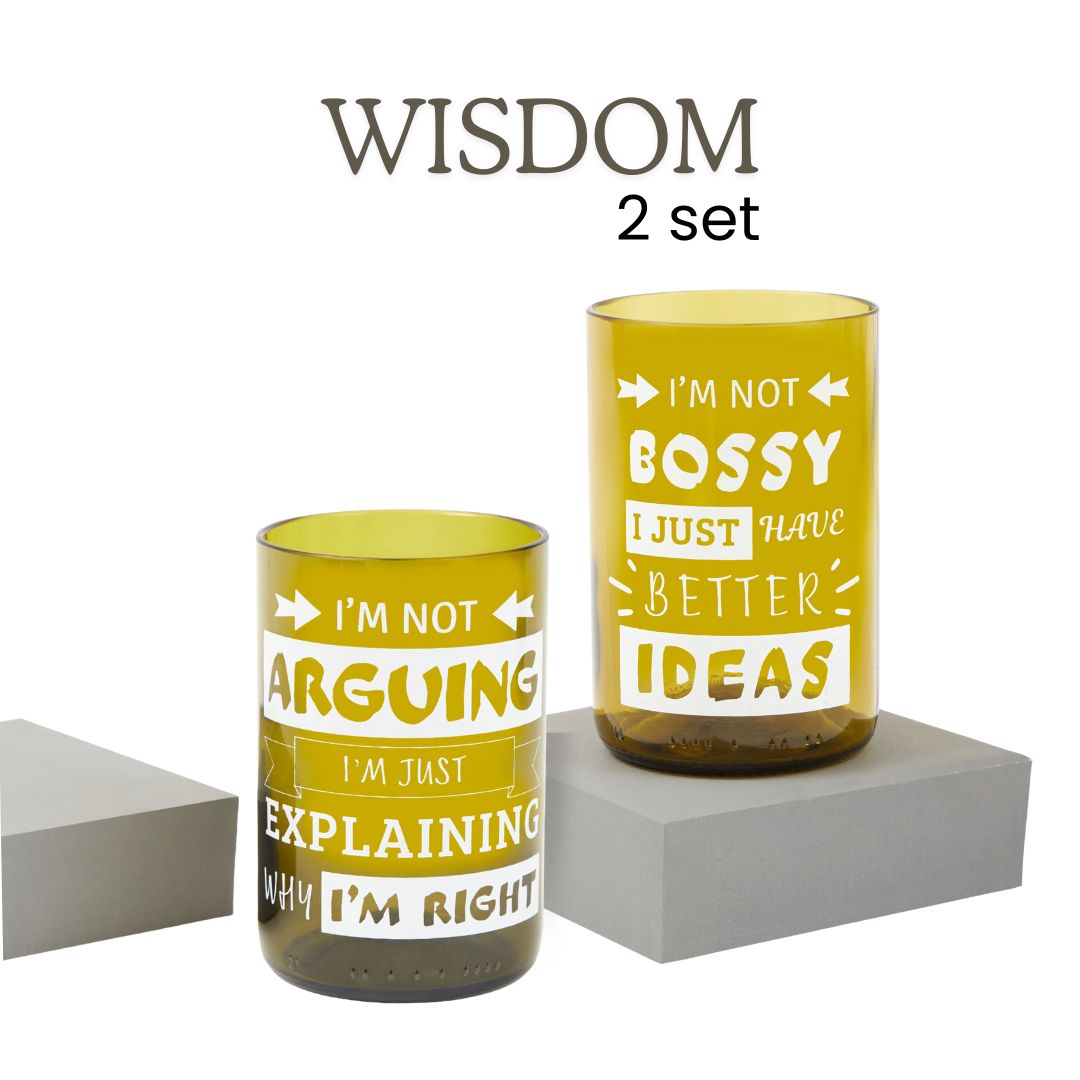 Wisdom - Set de 2 verres
