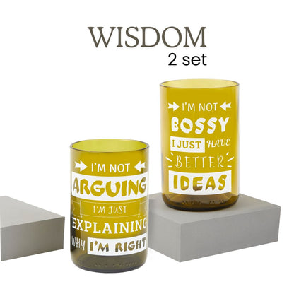 Wisdom - Set de 2 verres